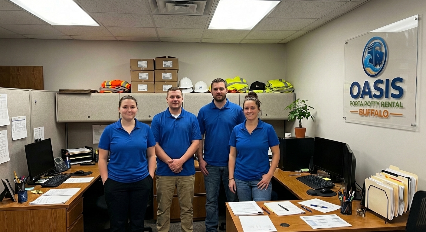 Oasis Porta Potty Rental Buffalo Professional Team